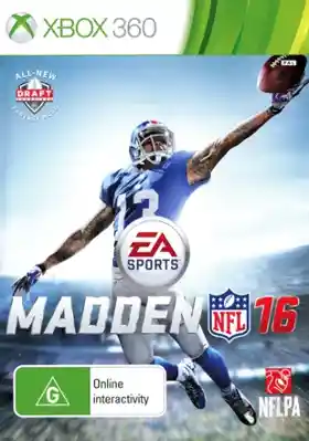 Madden NFL 16 (USA) box cover front